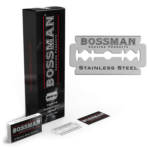 Bossman Double Edge Replacement Blades (100 Pack)