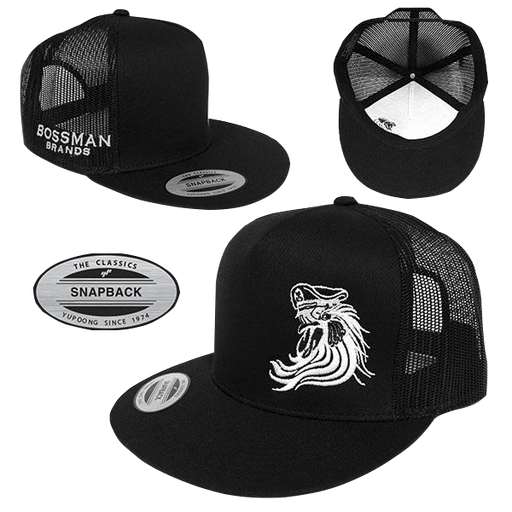 Bossman Black Mesh Trucker Hat