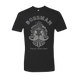 Bossman Rooster Skull Black Tee Shirt