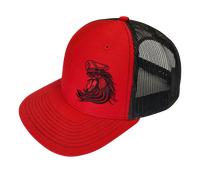 Bossman Red & Black Mesh Hat