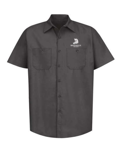 Bossman Grey Work Shirt