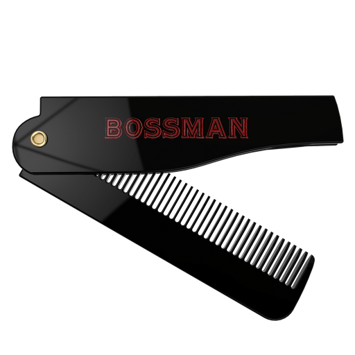 Bossman Set of 3 Acetate Beard, Mustache, Hair Combs